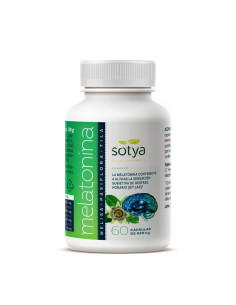 Melatonina+Melisa+Pasiflora+Tila 650mg 60 capsulas Sotya